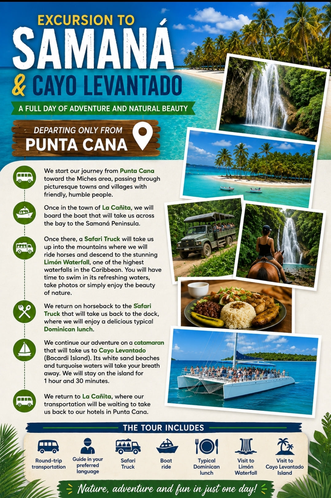 Tour Salto El Limón Samaná